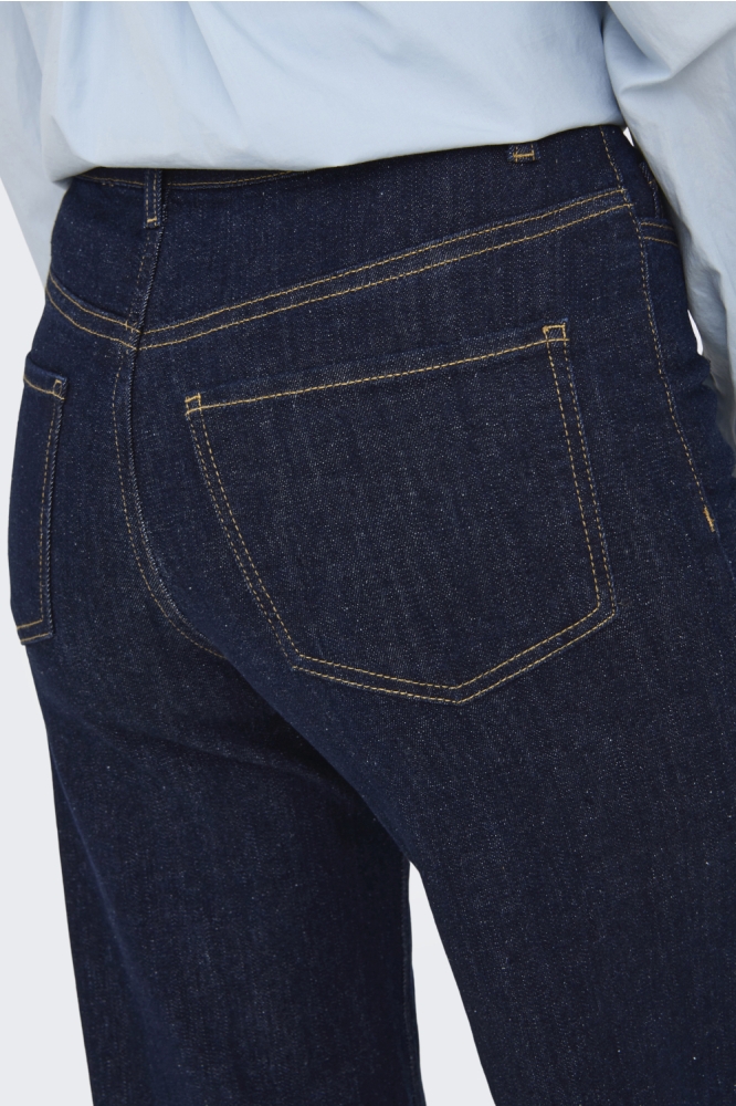 JDYFELINA-FINA HW WIDE RINSE JNSDNM 15354213 DARK BLUE DENIM